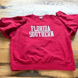 Champion Reverse Weave  Florida Southern Sweatshirt - Red - Xl